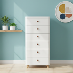 Modern Bedroom Chest of Drawers, Bedside Storage Shelves for Home
