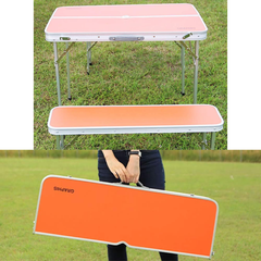 Portable Outdoor Camping Folding Aluminium Picnic Table with Chairs