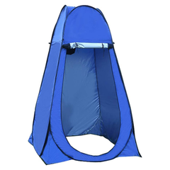 Pop Up Privacy Camping Shower Tent, Portable Changing Room for Travelers Blue