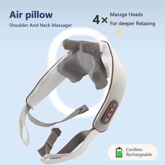 Neck, Shoulder & Back Massager - for Pain Relief and Relaxation