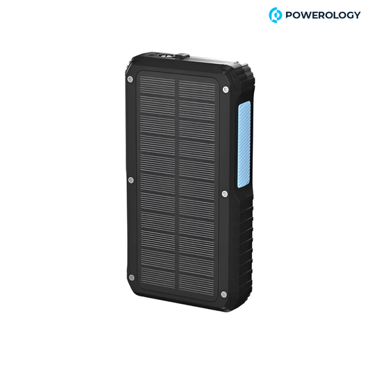 Powerology 20000mAh Solar Wireless Charging Power Bank