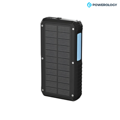 Powerology 20000mAh Solar Wireless Charging Power Bank