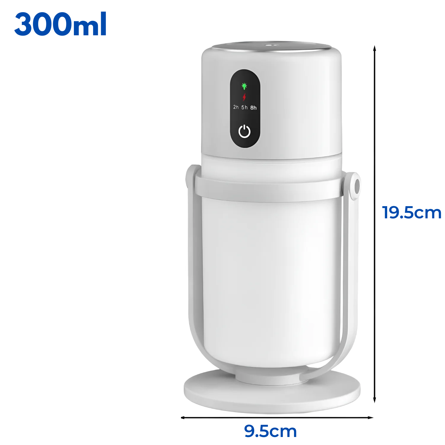 Portable Desktop Humidifier 300ml with LED Night Light and Timer