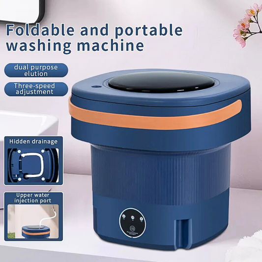 Portable Mini Folding Washing Machine with Dryer