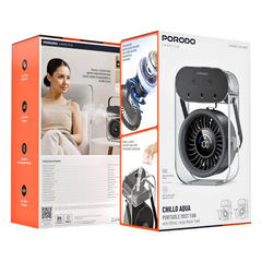 Porodo Chillo Aqua Portable Mist Fan with 500mL Large Water Tank