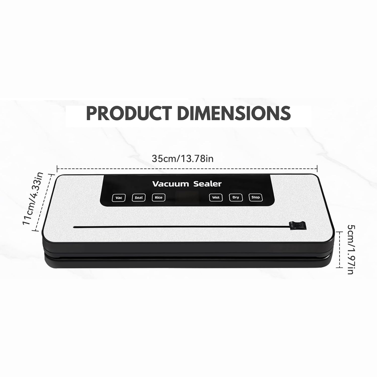 Vacuum Sealer for Automatic Vacuum Packing and Sealing
