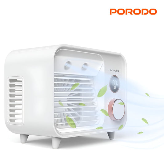 Porodo Mini Mist Fan Desktop Air Cooler