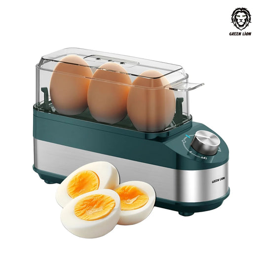 Green Lion Trio Egg Cooker with 3 Baking Modes, 8-Minute Fast Cooking