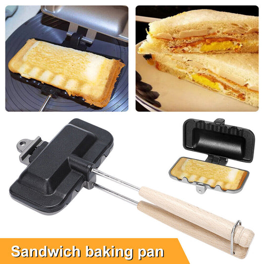 Instant Sandwich Maker, Double-sided Non-stick Sandwich Pan