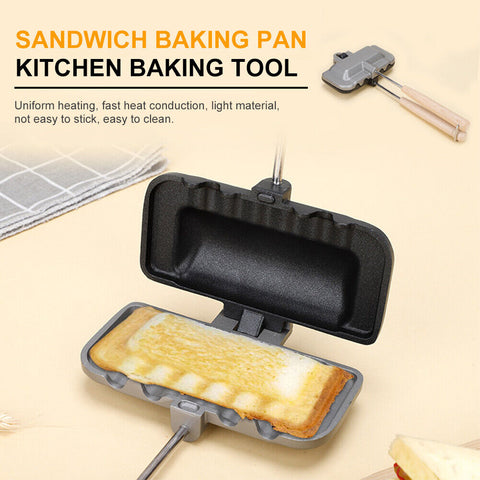 Instant Sandwich Maker, Double-sided Non-stick Sandwich Pan