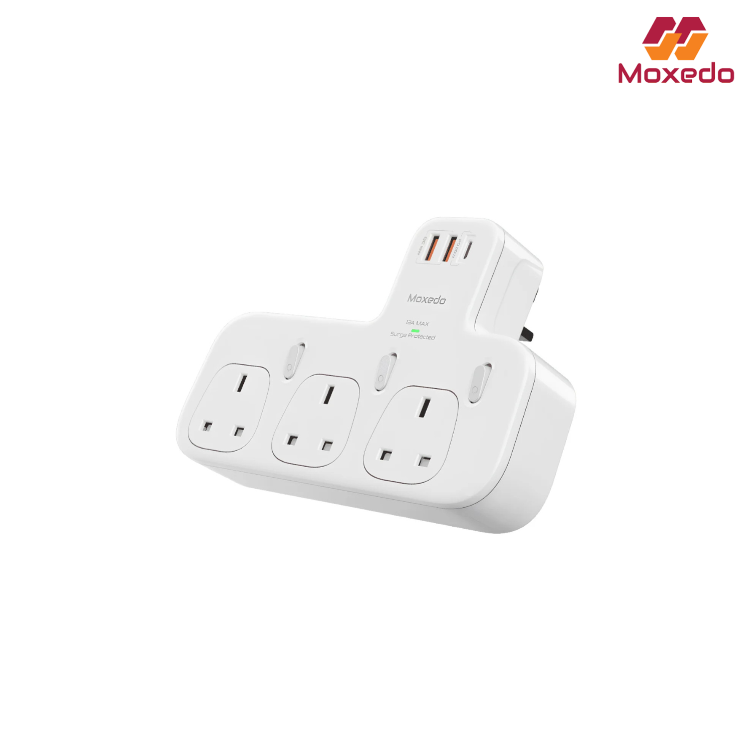 Moxedo Multi Plug Power Extension Adapter