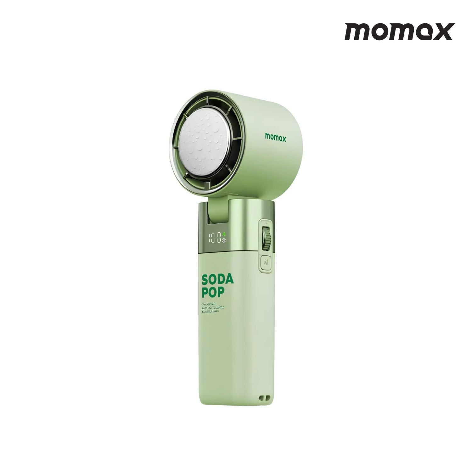 MOMAX - 1° Go Freeze Compact Foldable Icy Cooling Fan Green