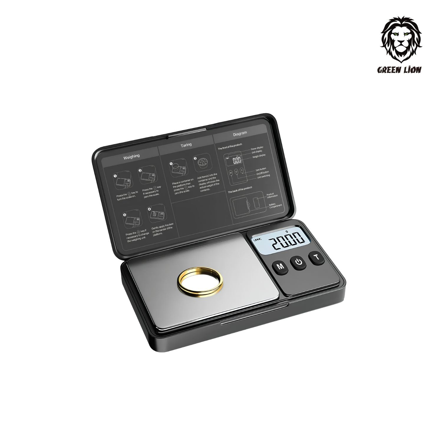 Green Lion Jewelry Scale High Accuracy Weighing