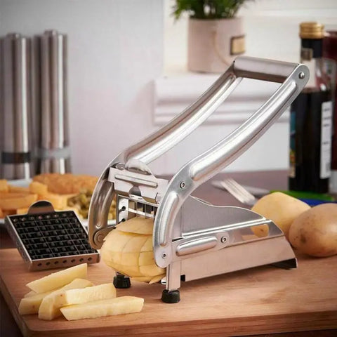 Stainless Steel Manual Potato Cutter Shredder, French Fry Maker