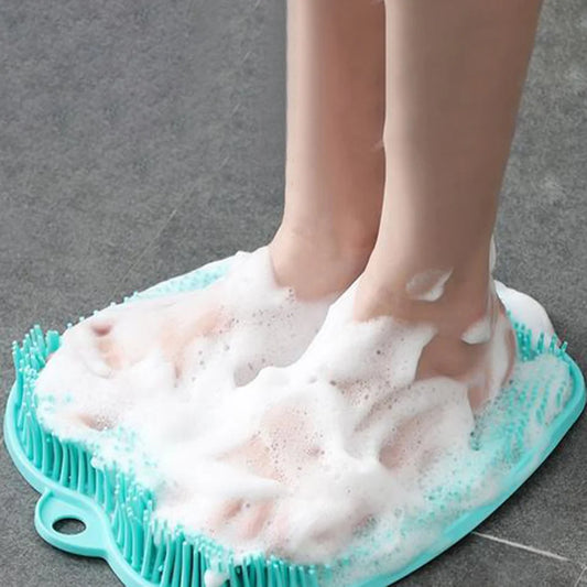 Silicone Non-slip Foot & Back Scrubber Shower Massage Mat