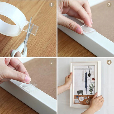 Reusable Transparent Double Side Adhesive Tape
