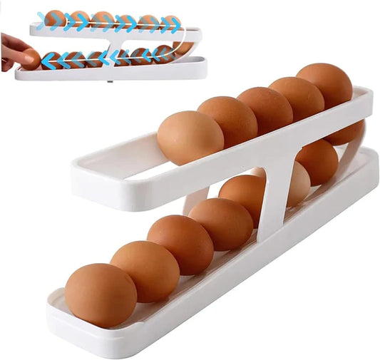 2 Layer Auto Scrolling Egg Rack