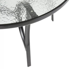 Outdoor Garden Furniture Set - 4 CHAIRS + TABLE Setup