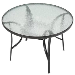 Outdoor Garden Furniture Set - 4 CHAIRS + TABLE Setup