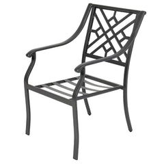 Outdoor Garden Furniture Set - 4 CHAIRS + TABLE Setup