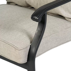 Outdoor Garden Furniture Set - 4 CHAIRS + TABLE Setup