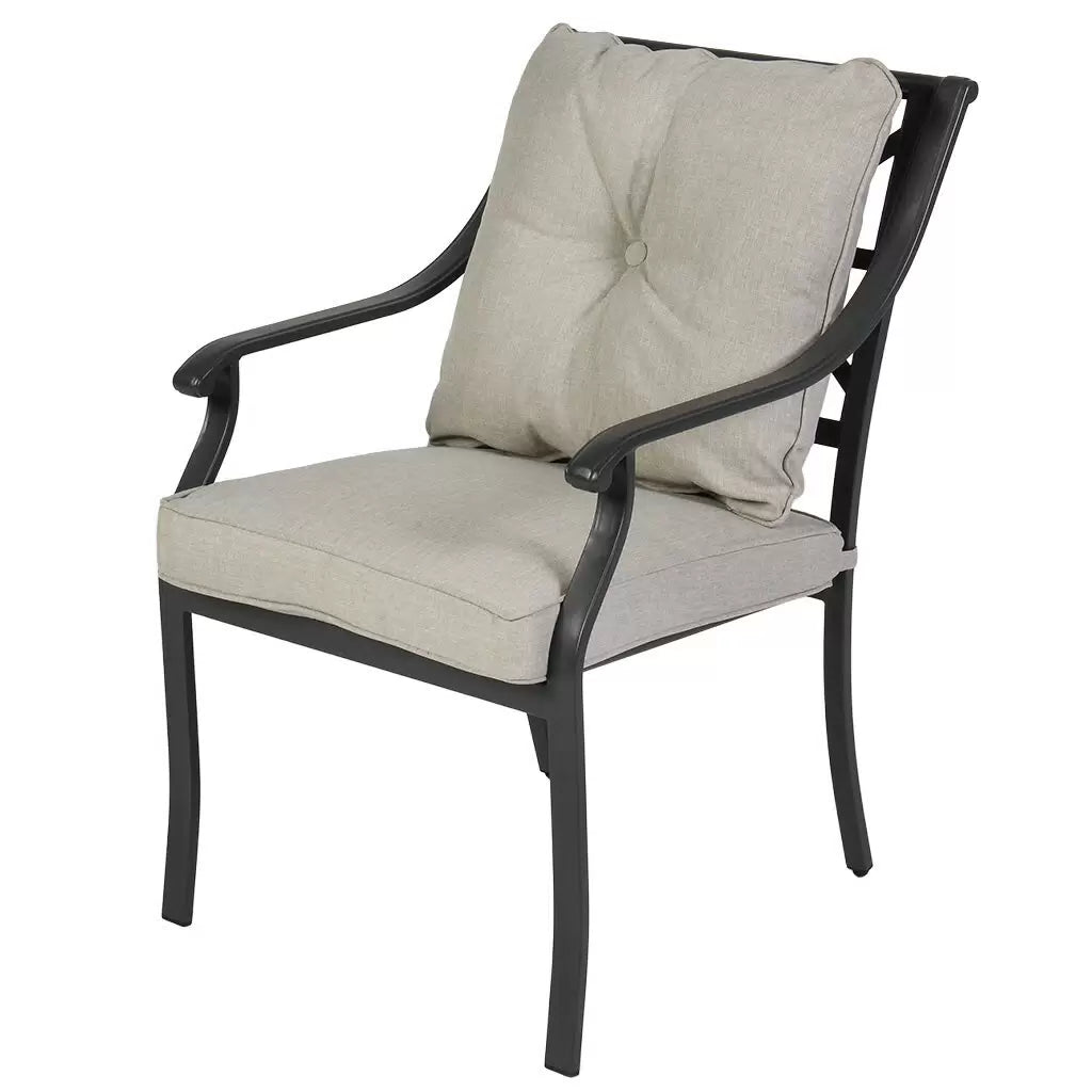 Outdoor Garden Furniture Set - 4 CHAIRS + TABLE Setup