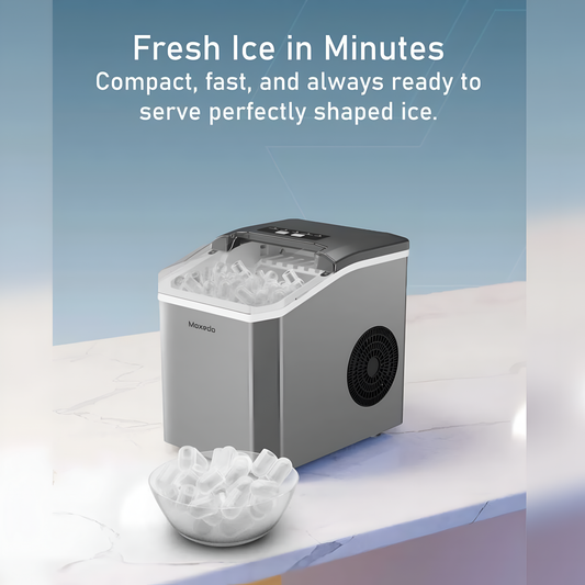 Moxedo Electric Countertop Automatic Ice Maker Machine