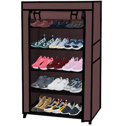 Covered shoe best sale rack online