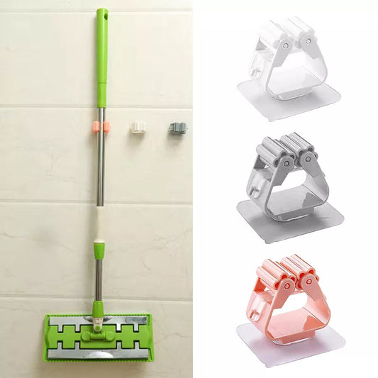 Wall Mounted Mop and Broom Holder Clip