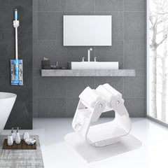 Wall Mounted Mop and Broom Holder Clip (Random Color)