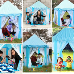 Kids Indoor and Outdoor Castle Play Tent House