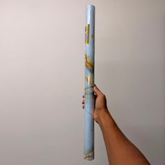Self Adhesive Waterproof PVC Wallpaper Sticker for Kitchen, Cupboard, Storage Shelves and Table H