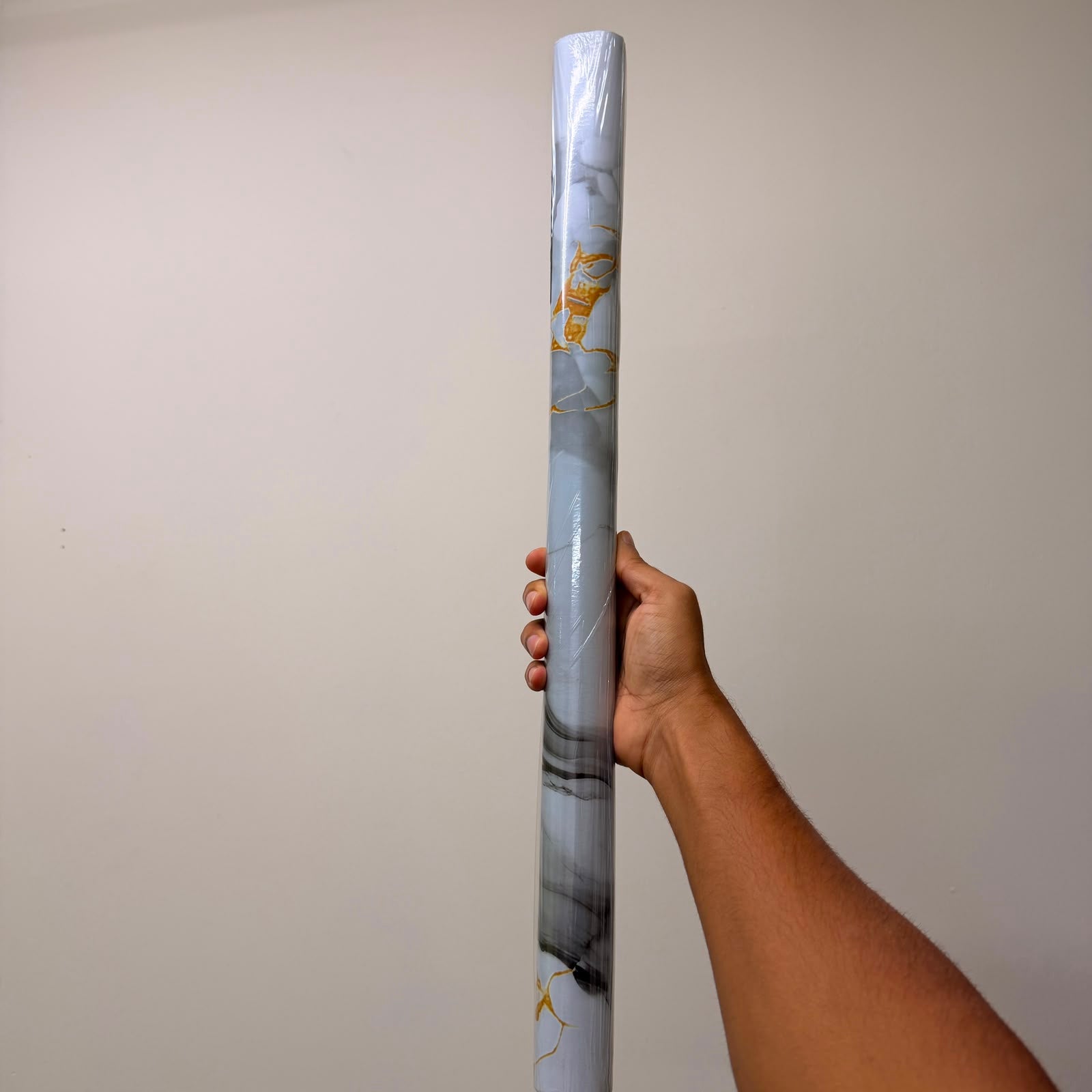 Self Adhesive Waterproof PVC Wallpaper Sticker for Kitchen, Cupboard, Storage Shelves and Table B